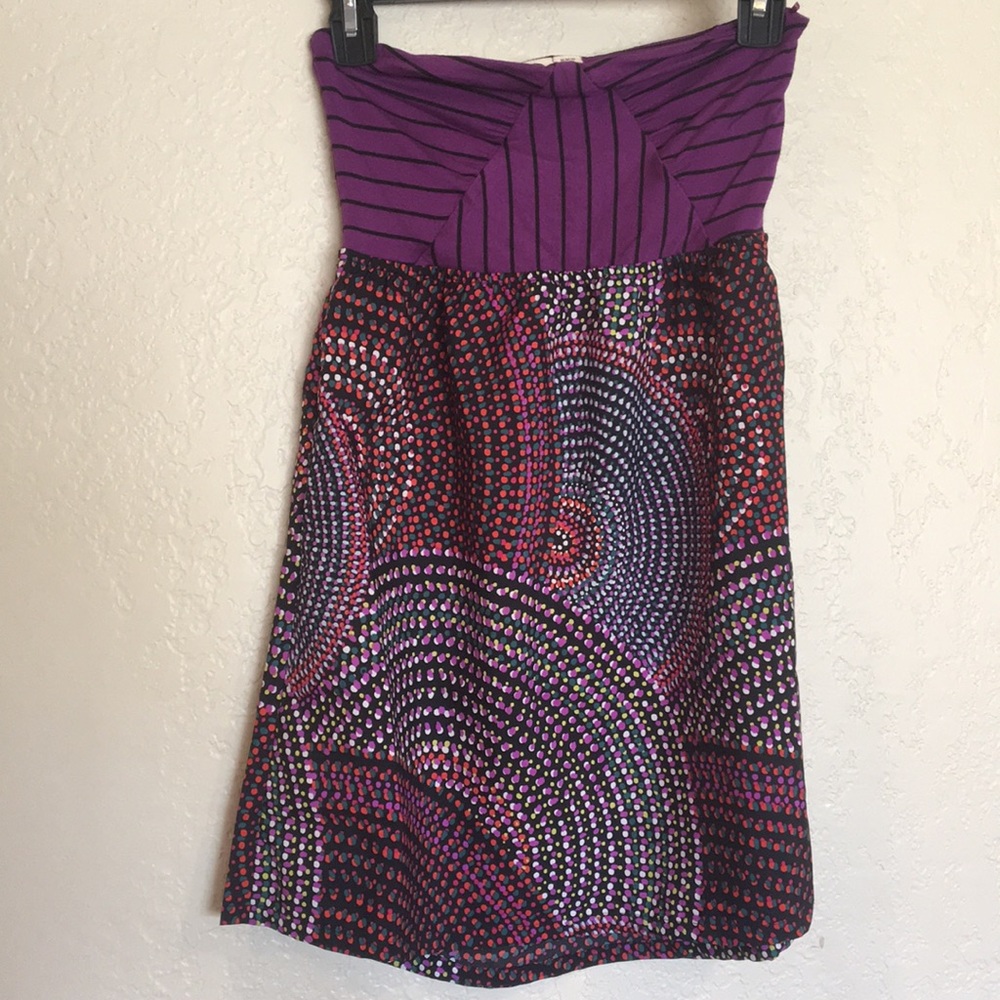 Roxy strapless summer dress ☀️